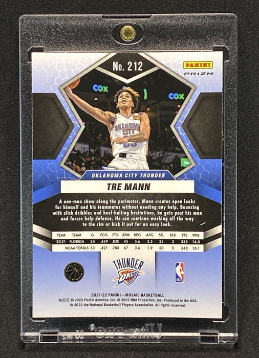 Tre Mann ROOKIE PRIZM REFRACTOR COLLECTOR CARD SP THUNDER HOLO