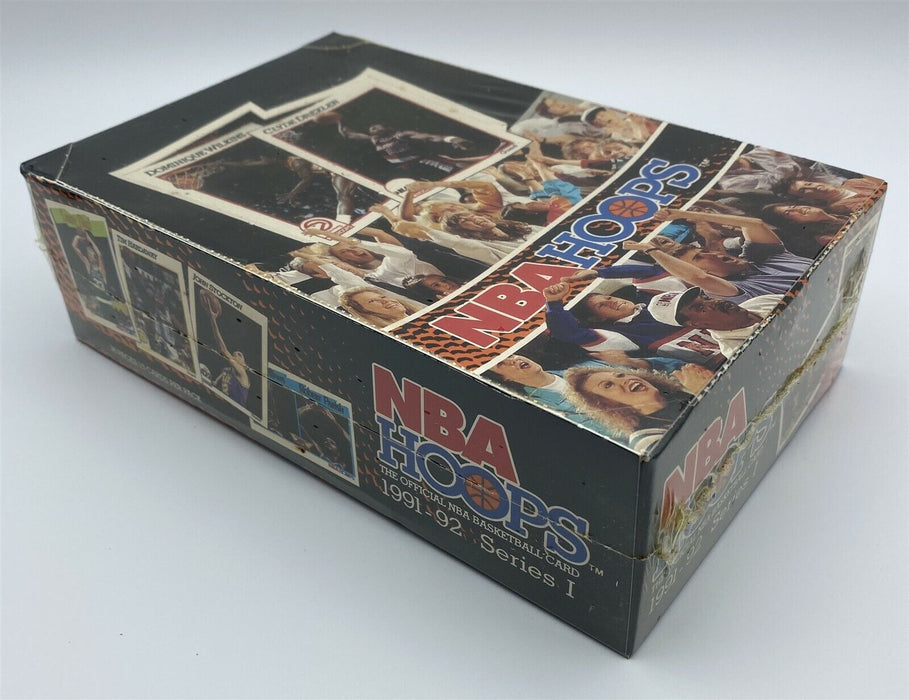 1991-92 NBA Hoops Series 1 Basketball Factory Sealed Box