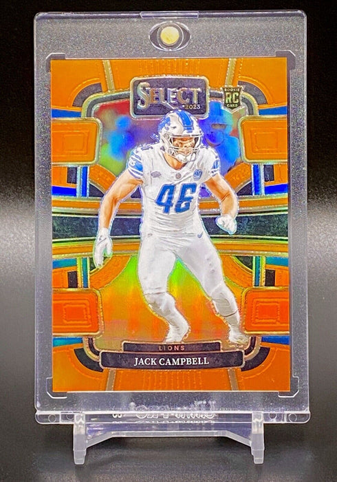 Jack Campbell RARE #/49 ROOKIE ORANGE REFRACTOR INVESTMENT SP LIONS w/CASE