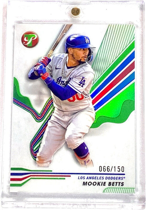 Spectacular Mookie Betts RARE REFRACTOR INVESTMENT CARD SP #/150 DODGERS w/CASE