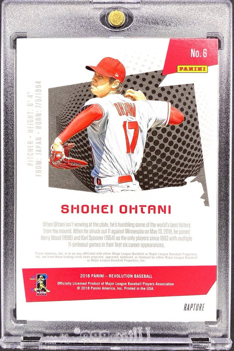 Shohei Ohtani ROOKIE GOLD REFRACTOR INVESTMENT CARD SP DODGERS w/CASE