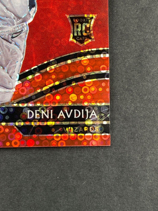 Deni Avdija Rookie Card 2020 Select #292 Red Disco Prizm Courtside /49