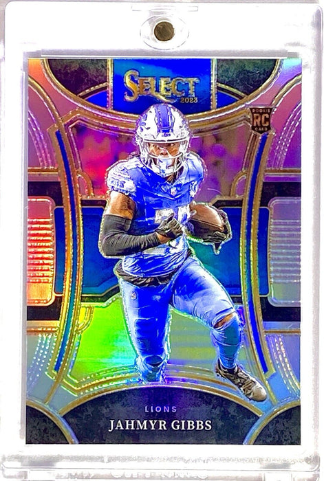 Jahmyr Gibbs RARE ROOKIE REFRACTOR INVESTMENT CARD SP LIONS w/CASE