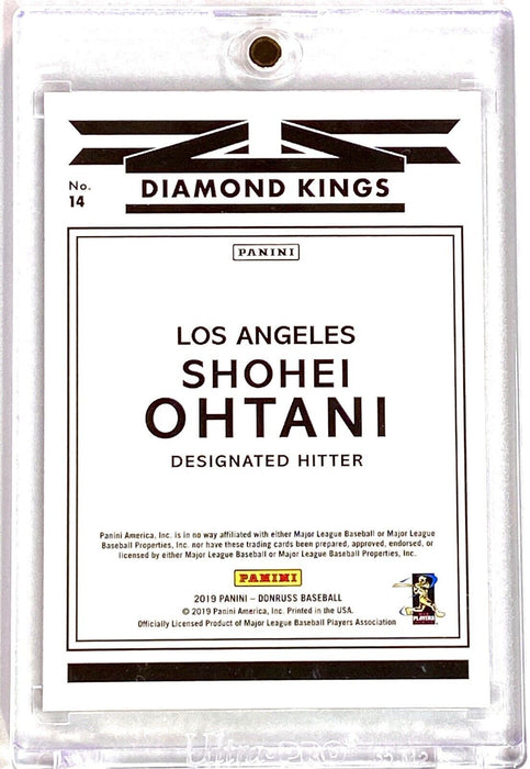 Shohei Ohtani RARE #/42 DIAMOND KINGS SSP INSERT CARD ANGELS/DODGERS w/CASE