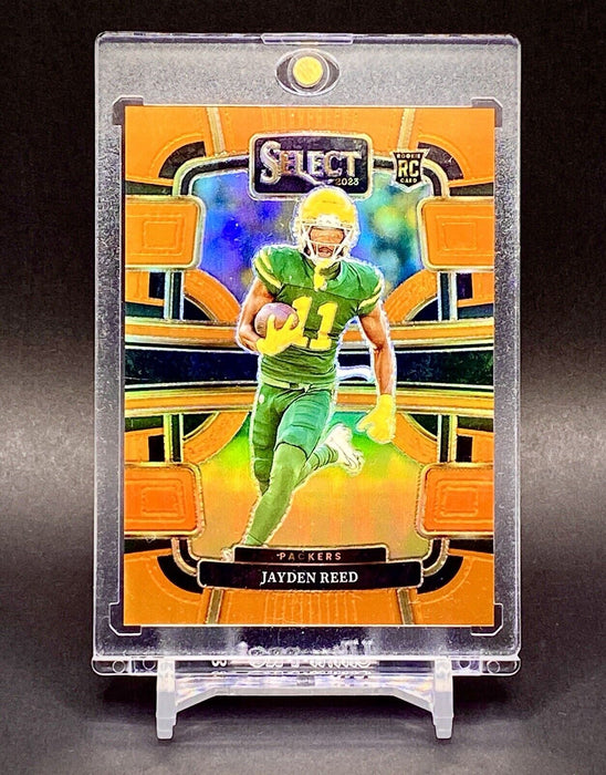 Jayden Reed ROOKIE ORANGE REFRACTOR #/49 PACKERS CARD SP w/CASE