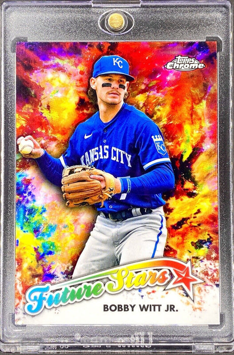 Bobby Witt Jr. REFRACTOR INVESTMENT CARD SP TOPPS CHROME MVP ROY MINT