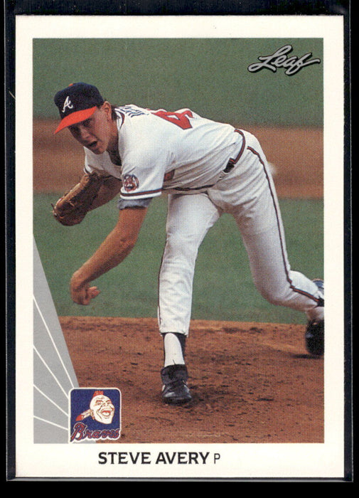 1990 Leaf Steve Avery #481   Atlanta Braves NM-MT