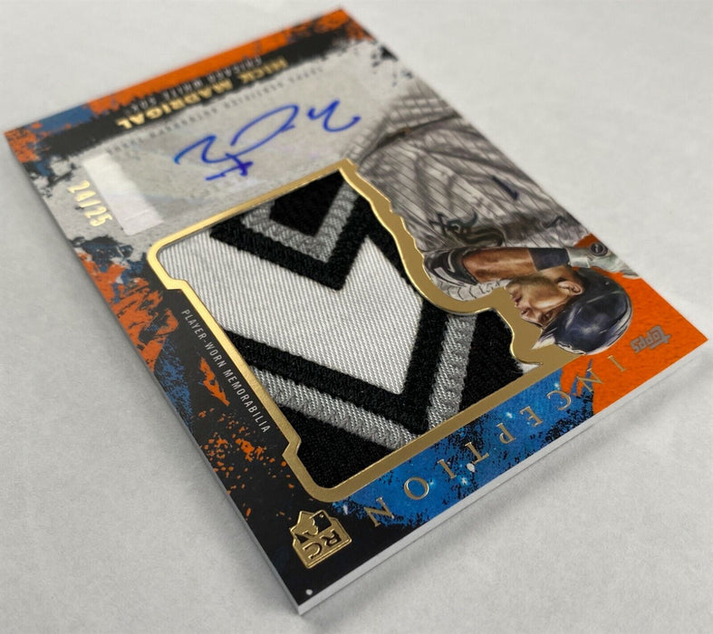 2021 Topps Inception Nick Madrigal Jumbo Patch Auto #AJP-NM /25 RC White Sox