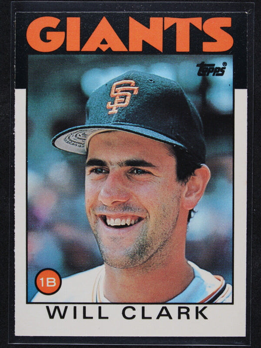 1986 Topps Traded - Will Clark #24T Rookie San Francisco Giants NM-MINT