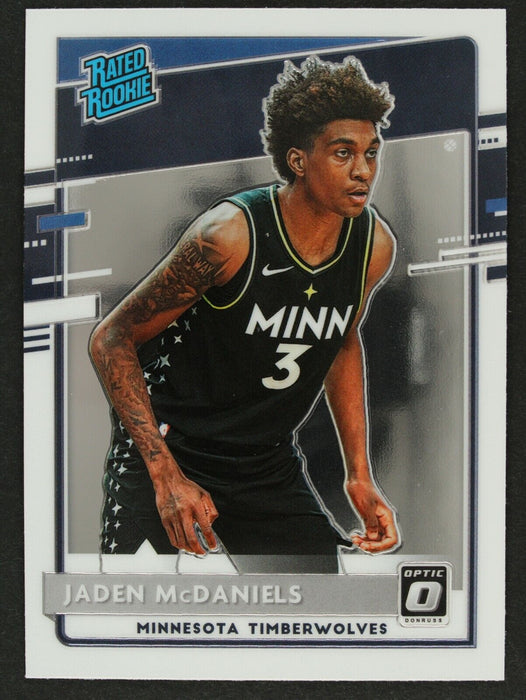 2020 Optic Jaden McDaniels Rated Rookie #178