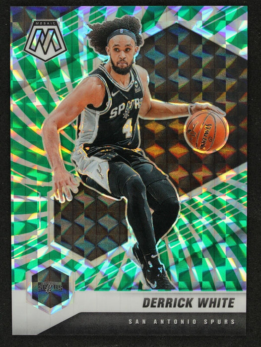 Derrick White 2020 Mosaic #63 FOTL Green Swirl /10