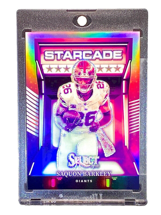 Saquon Barkley RARE REFRACTOR INVESTMENT CARD SSP PANINI CASE HIT MVP EAGLES