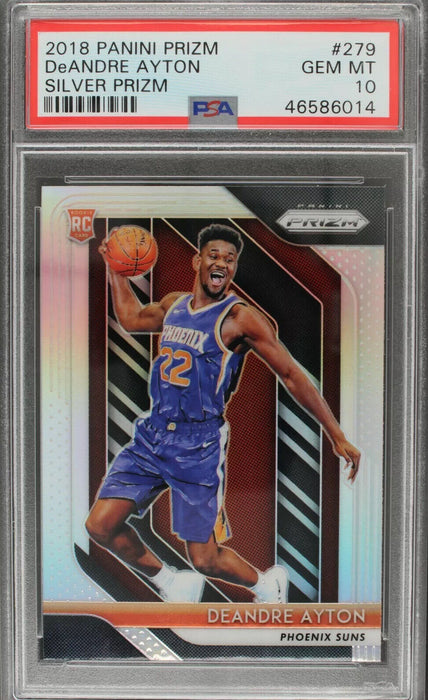 2018 Prizm DeAndre Ayton Silver Rookie RC #279 GEM MINT PSA 10