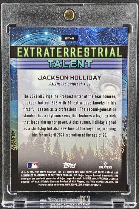 Jackson Holliday Rookie Refractor – Rare Topps Chrome SSP ROY Mint Gem