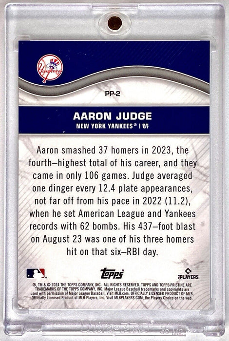 Aaron Judge Pristine Refractor INCLUDES CASE YANKEES