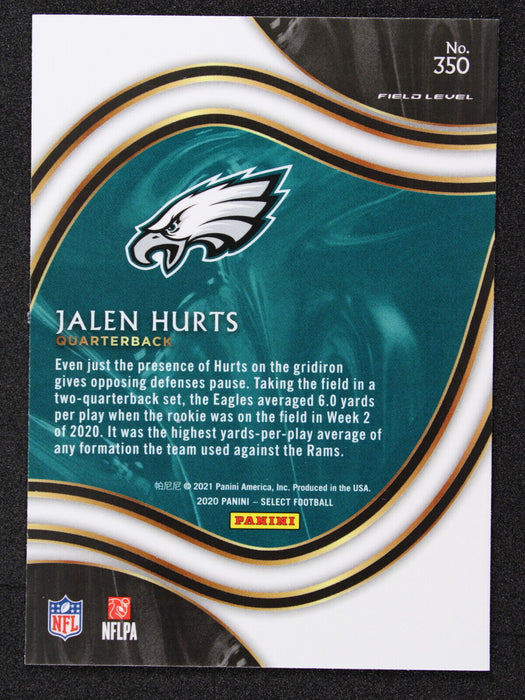 2020 Select - Jalen Hurts #350 Rookie Philadelphia Eagles Near Mint - Surface