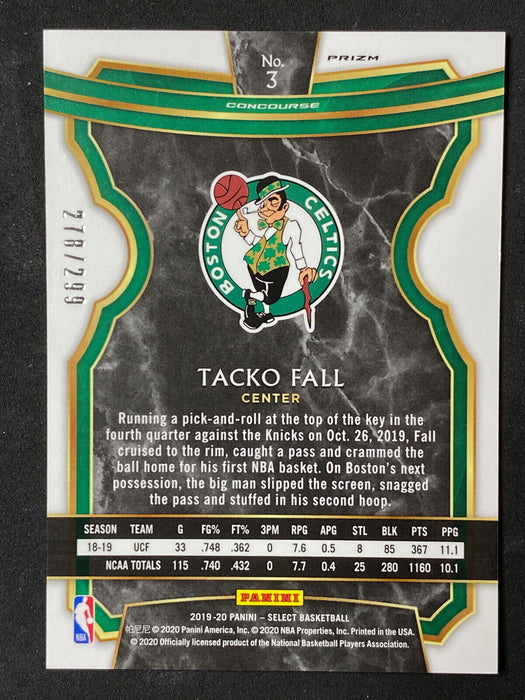 2019  Panini Select - Tacko Fall #3 Blue /299 Boston Celtics NM-MINT+