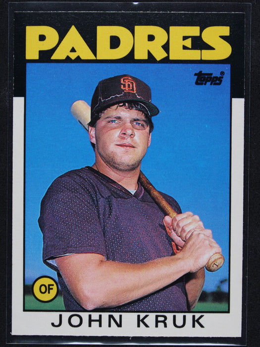 1986 Topps Traded - John Kruk #56T Rookie San Diego Padres NM-MINT