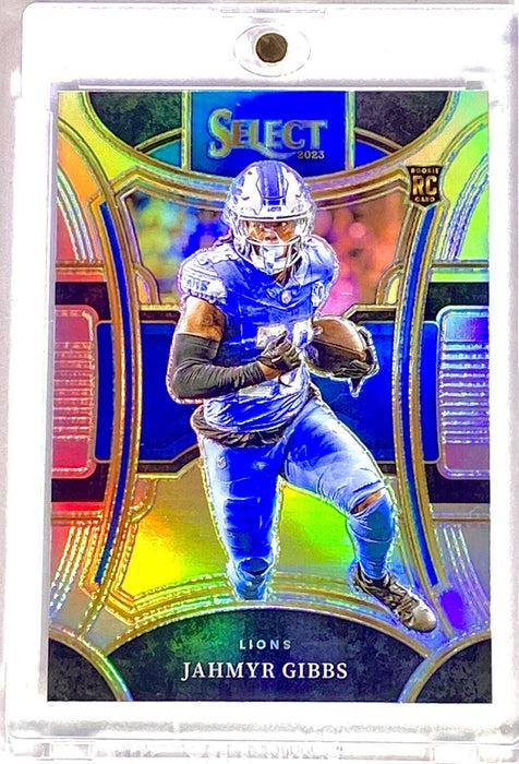 Jahmyr Gibbs RARE ROOKIE REFRACTOR INVESTMENT CARD SP LIONS w/CASE