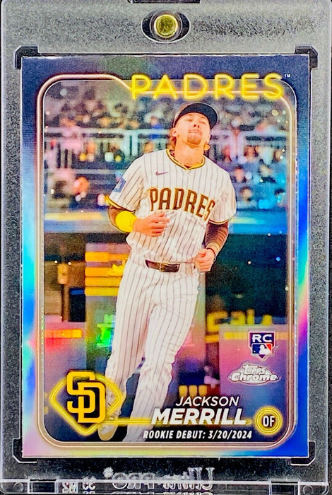 Jackson Merrill Rare Rookie Refractor – Topps Chrome SSP Mint Collector’s Card