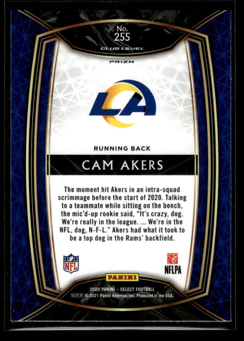 2020 Panini Select Cam Akers #255   Los Angeles Rams NM-MT