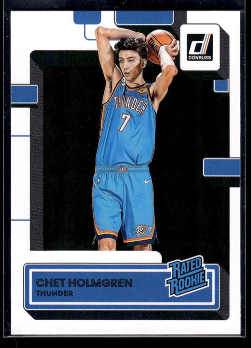 2022 Donruss Chet Holmgren #202   Oklahoma City Thunder NM-MINT