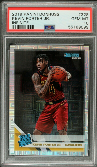 2019 Donruss Kevin Porter Jr. Infinite Rated Rookie #228 PSA 10 GEM MT