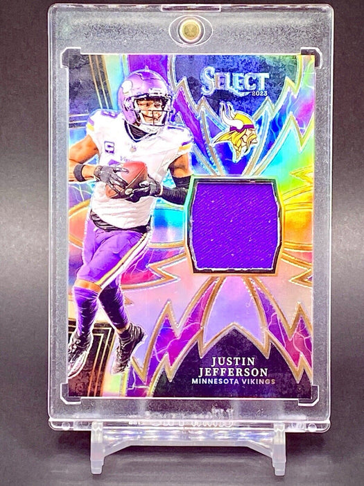 Justin Jefferson RARE VIKING REFRACTOR INVESTMENT CARD SSP PATCH MVP MINT #/99