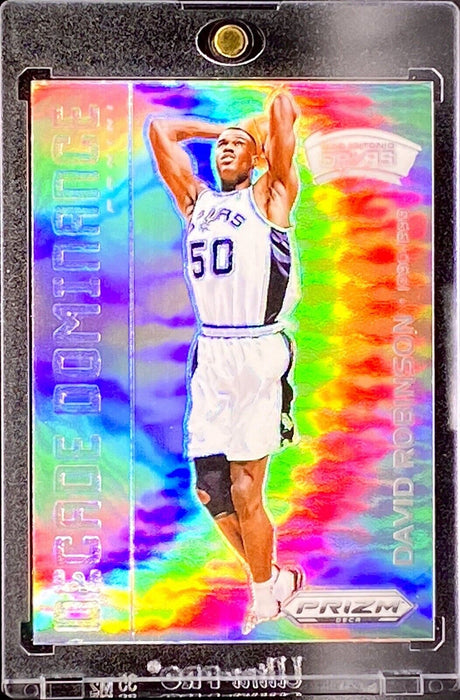 David Robinson RARE REFRACTOR CARD SP SPURS w/CASE