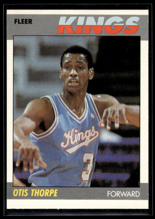 1987 Fleer Otis Thorpe #109  Rookie Sacramento Kings NM-MINT