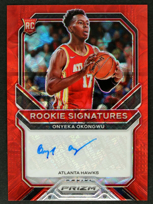 2020-21 Panini Prizm Signatures Choice Onyeka Okongwu #RS-OOG Rookie RC Auto