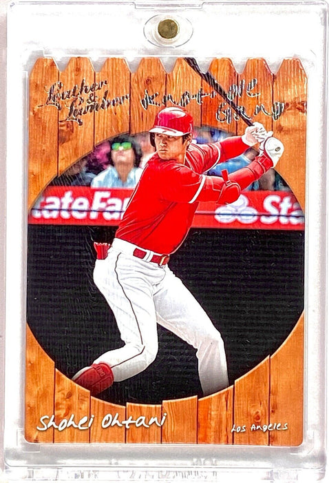 Shohei Ohtani RARE DIE-CUT CARD - SP ANGELS / DODGERS w/CASE