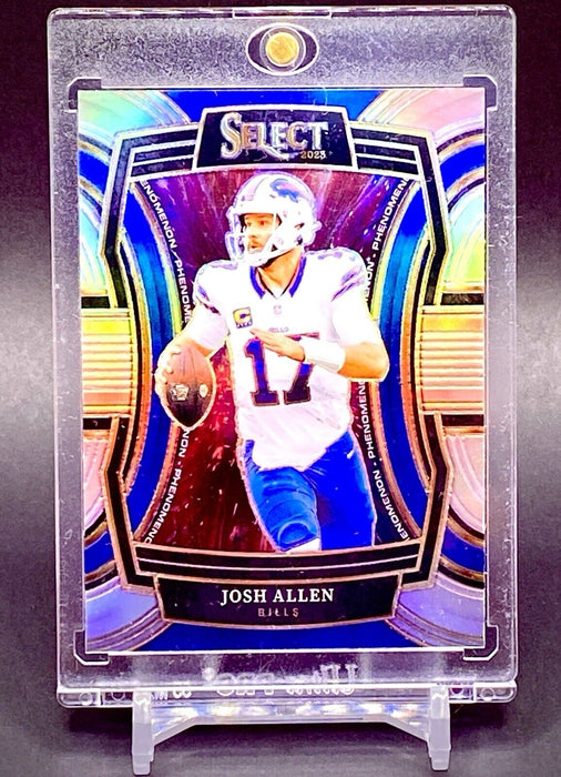 Josh Allen REFRACTOR INVESTMENT INSERT CARD SP PANINI BILLS MVP w/CASE