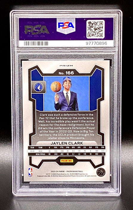 Jaylen Clark ROOKIE REFRACTOR INVESTMENT CARD SP TIMBERWOLVES GRADED GEM MINT 10