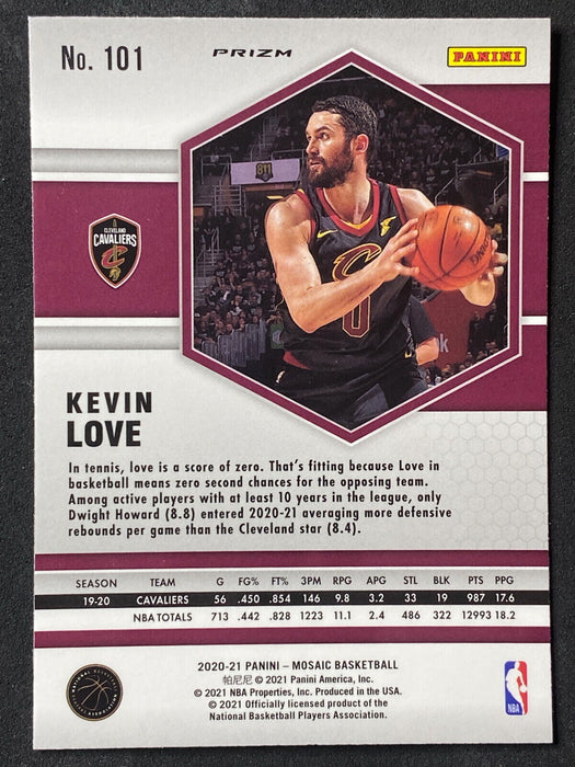 2020 Panini Mosaic - Kevin Love #101  Cleveland Cavaliers NM-MINT+