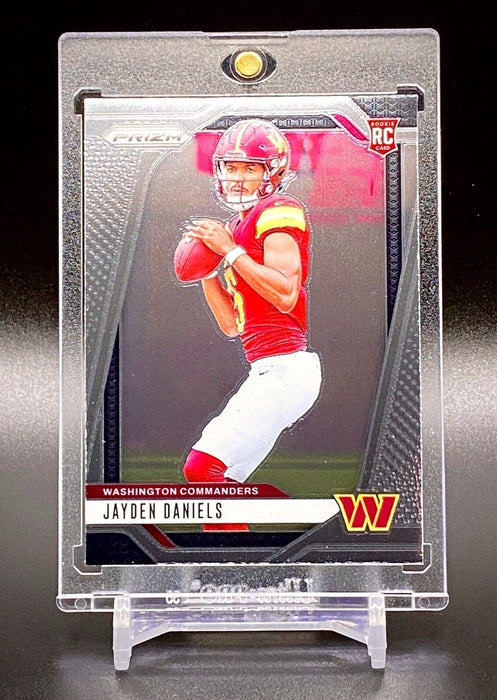 Jayden Daniels ROOKIE CARD PANINI WASHINGTON COMMANDERS MINT w/CASE