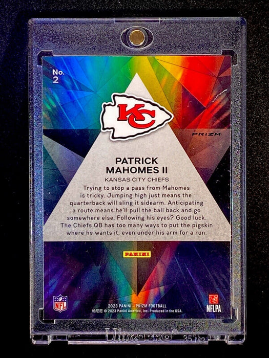 Patrick Mahomes II RARE REFRACTOR INVESTMENT CARD SP SUPERBOWL MVP CHIEFS MINT