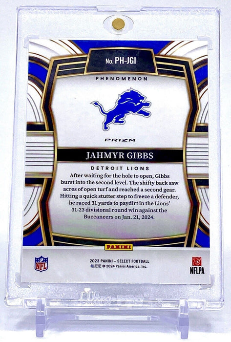 Jahmyr Gibbs RARE ROOKIE REFRACTOR Card SP DETROIT LIONS