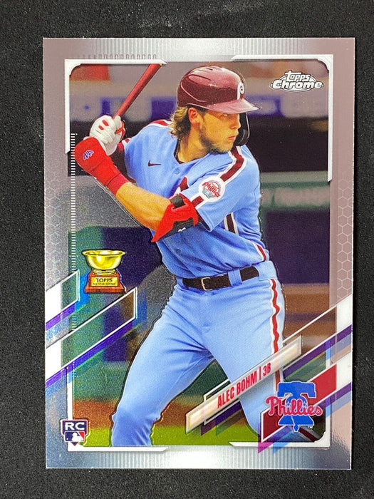 2021 Topps Chrome - Alec Bohm #119 Rookie Philadelphia Phillies