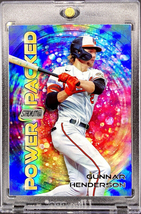 Gunnar Henderson FOIL REFRACTOR INSERT CARD SP ORIOLES w/CASE