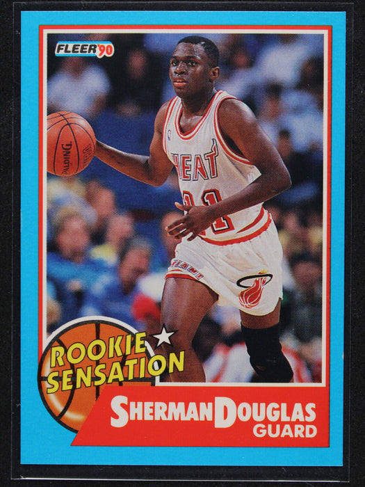 1990 Fleer - Sherman Douglas #10  Miami Heat NM-MINT+