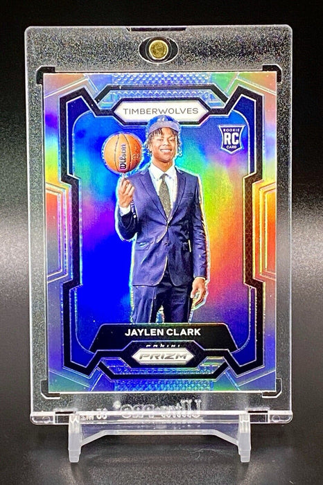 Jaylen Clark ROOKIE REFRACTOR INVESTMENT CARD SP TIMBERWOLVES w/CASE