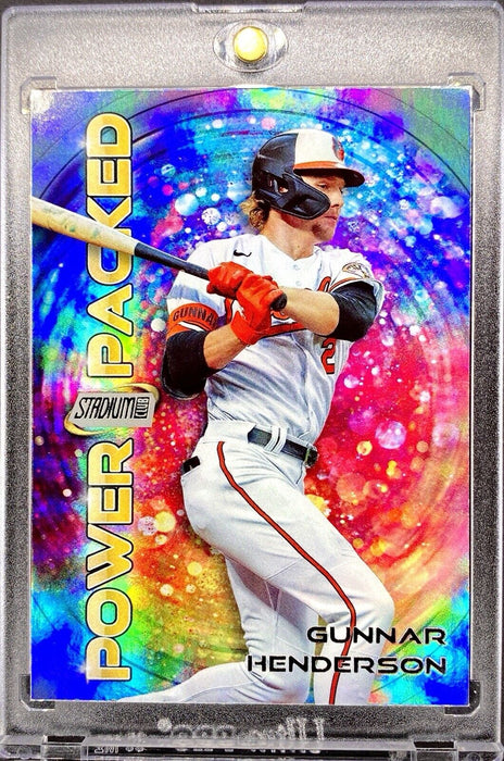 Gunnar Henderson FOIL REFRACTOR INSERT CARD SP ORIOLES w/CASE