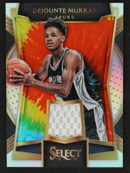 Dejounte Murray 2016 Select Tie-Dye Rookie RC Player Worn Patch /25