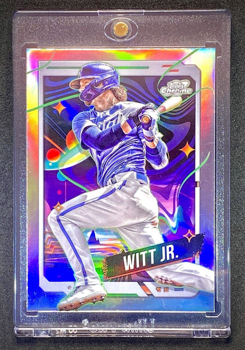 Bobby Witt Jr. REFRACTOR INVESTMENT CARD SP TOPPS CHROME ROY MVP MINT