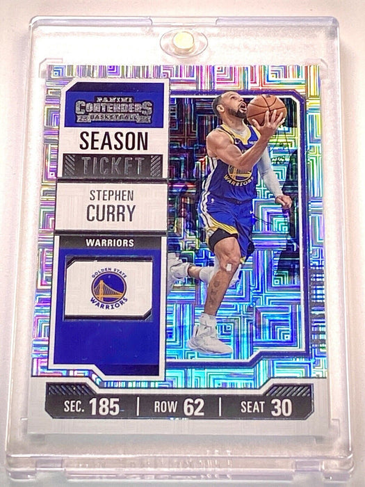 Stephen Curry RARE MOJO REFRACTOR CARD -  PANINI SP GOLDEN STATE WARRIORS