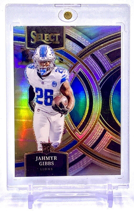 Jahmyr Gibbs RARE ROOKIE REFRACTOR INVESTMENT CARD SP LIONS w/CASE