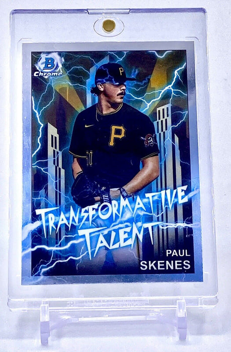 Paul Skenes Spectacular CHROME INSERT CARD - SP PIRATES ROY w/CASE