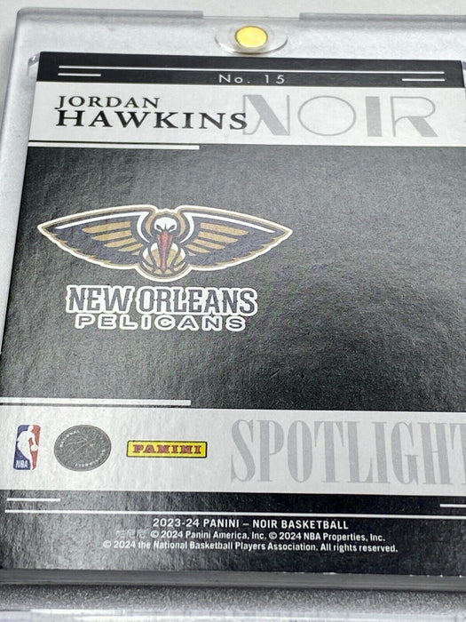 2023-24 Panini Noir Spotlight #15 Jordan Hawkins RC 47/99 Pelicans ROOKIE