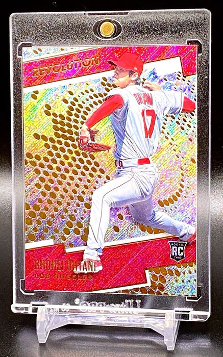 Shohei Ohtani ROOKIE GOLD REFRACTOR INVESTMENT CARD SP DODGERS w/CASE